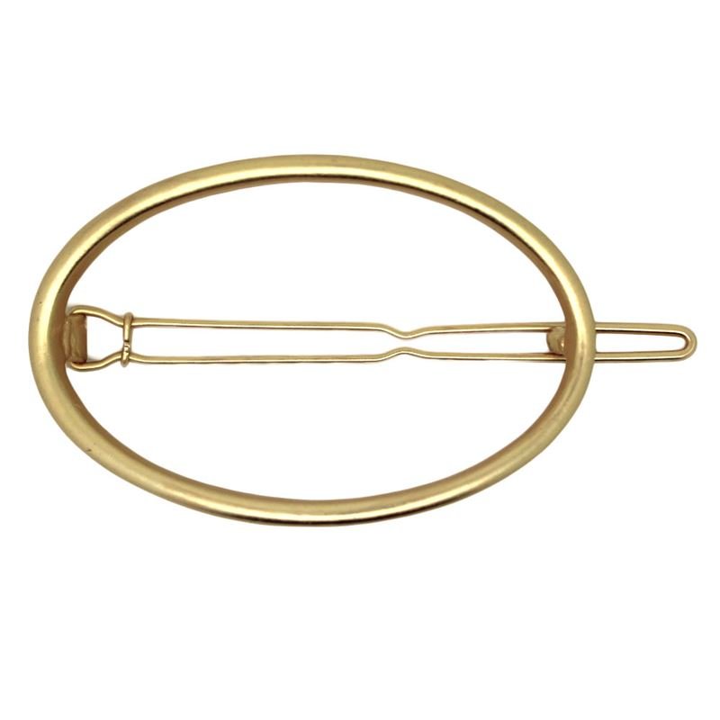 SOHO Oval Hair Clip - Gold - | Fashiongirl