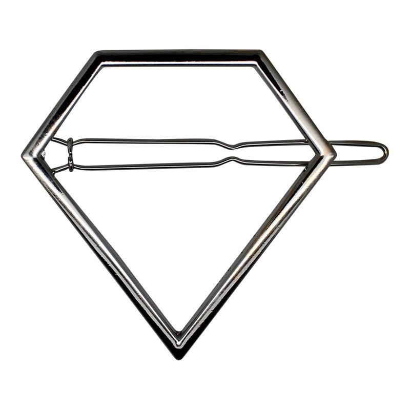 SOHO Pyramid Hair Clip - Silver - | Fashiongirl
