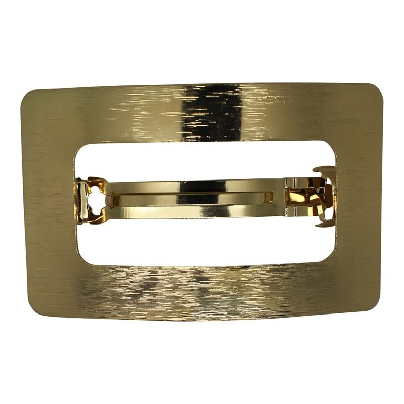 SOHO Rectangle Hair Clip - Gold - | Fashiongirl