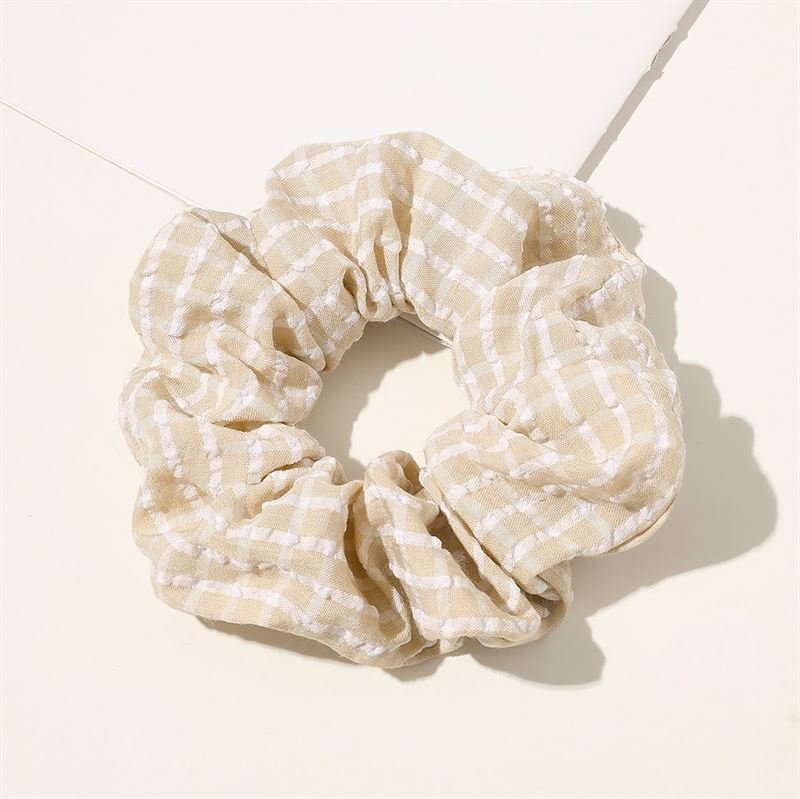 SOHO Rikke Scrunchie - Beige - Hair Accessories