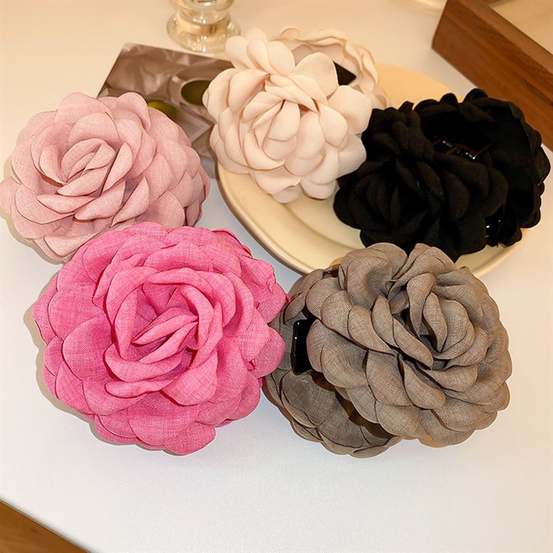 SOHO Rosabel Hair Claw - Khaki - Hair Accessories