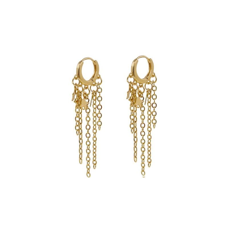 SOHO Star Earrings - Gold - | Fashiongirl