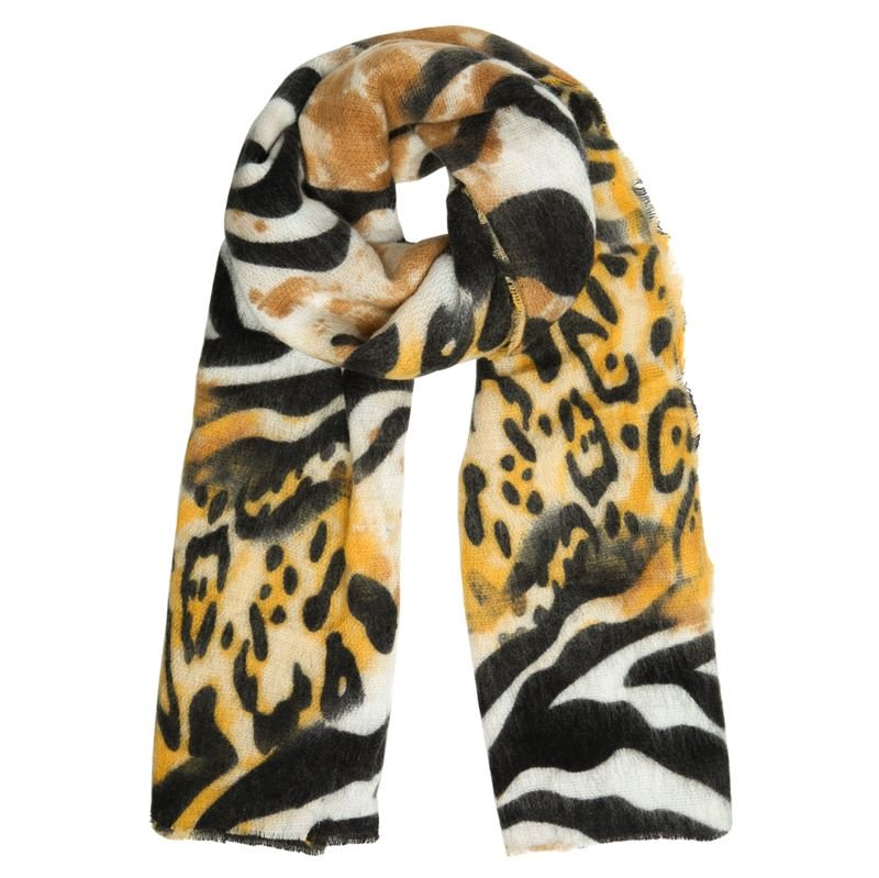 SOHO Wild Scarf 200 x 80 cm - Tiger - | Fashiongirl