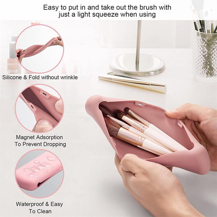 Technique PRO Silicone Travel Makeup Brush Case Holder - 