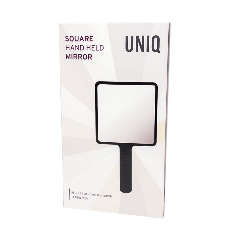 UNIQ Handheld mirror, square black - | Fashiongirl