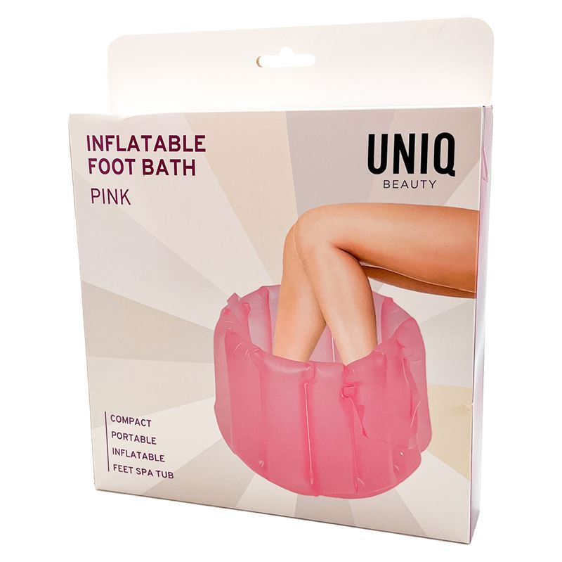 UNIQ Inflatable Footbath - Pink - Practical and Comfortable Footbath Experience - | Fashiongirl