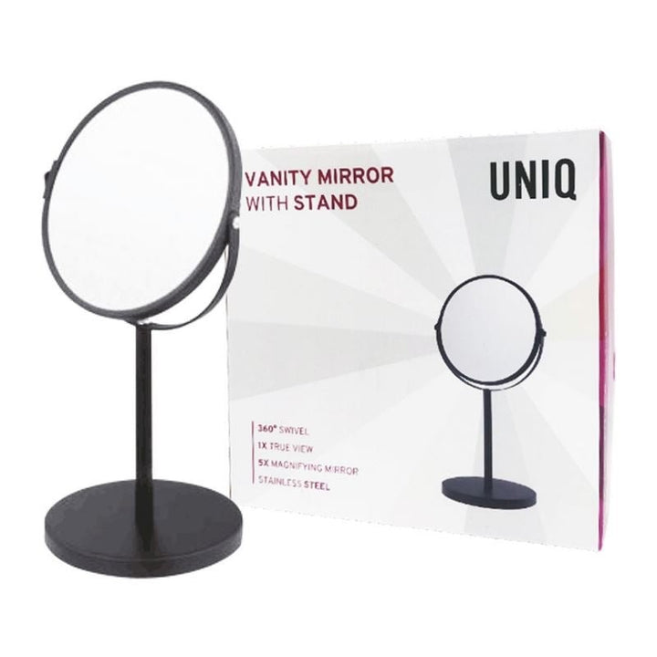 UNIQ Makeup Mirror with base Black/black - | Fashiongirl