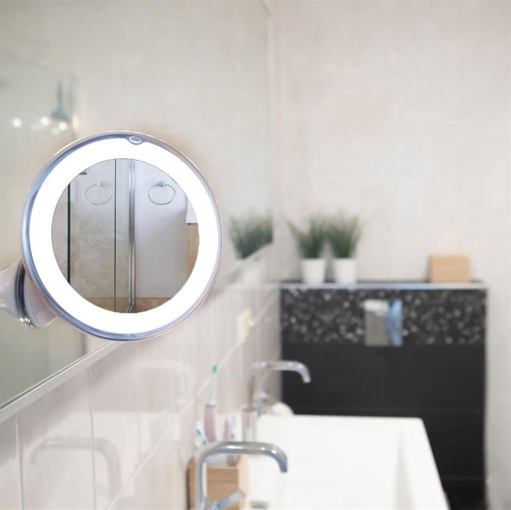 UNIQ Mirror with suction cup x10 magnification, white - | Fashiongirl