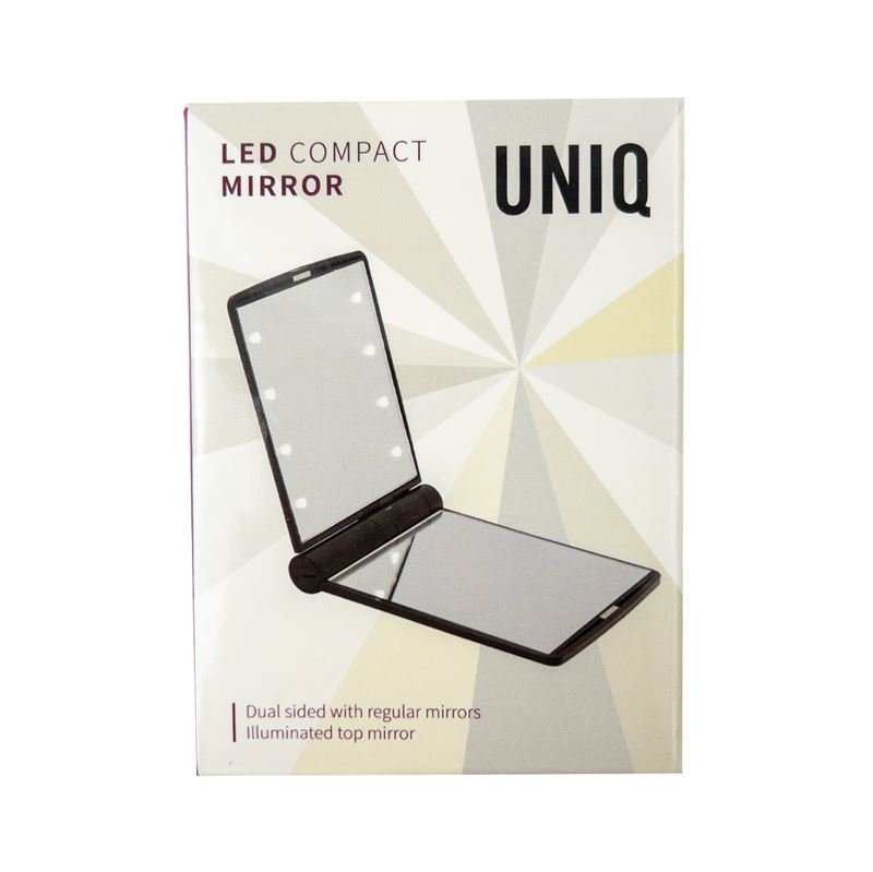 UNIQ Pocket Mirror / Makeup Mirror with LED Light - | Fashiongirl