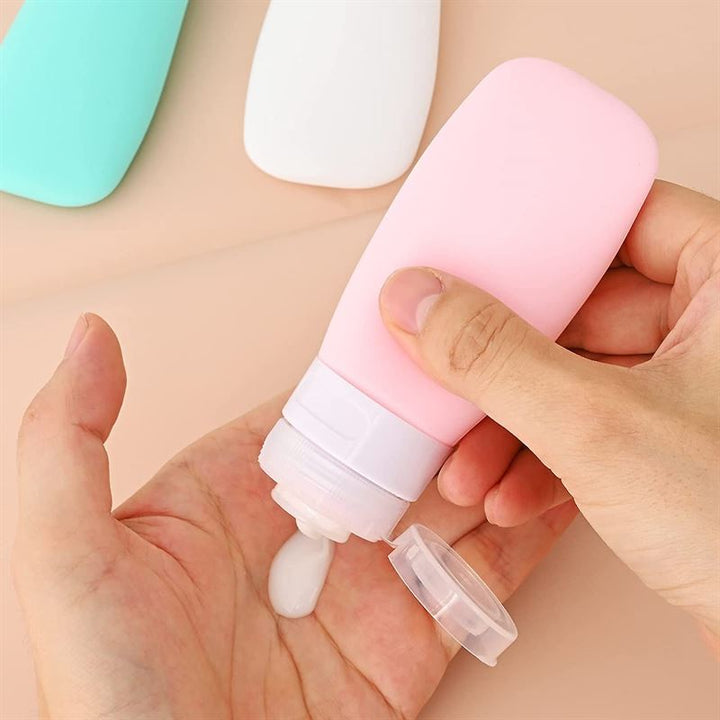 UNIQ Reusable Silicone Travel Bottles - 4 tubes (90ml) - | Fashiongirl